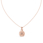 Gold Pendant GPD-0005, Rose Gold, view 4