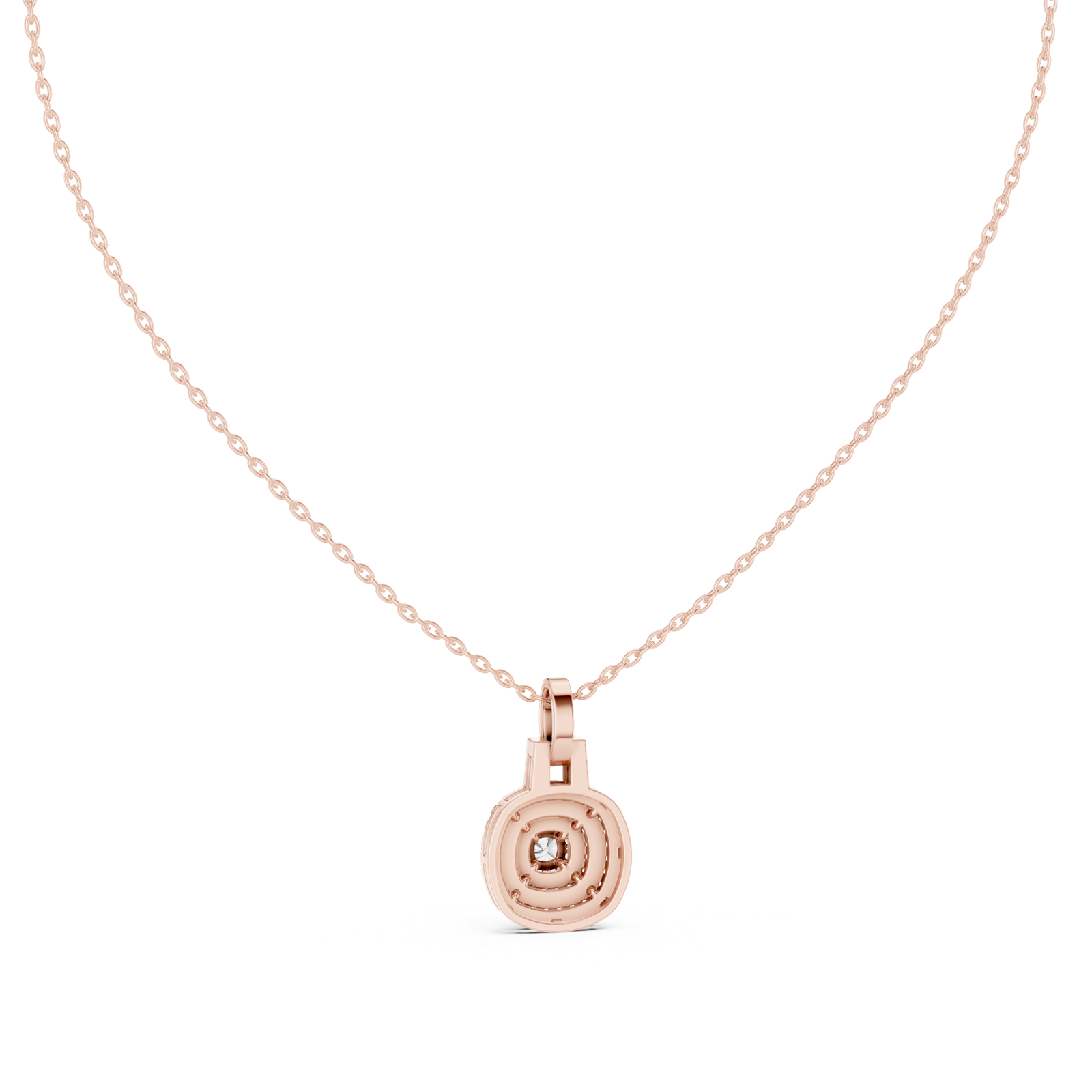 Gold Pendant GPD-0005, Rose Gold, view 4