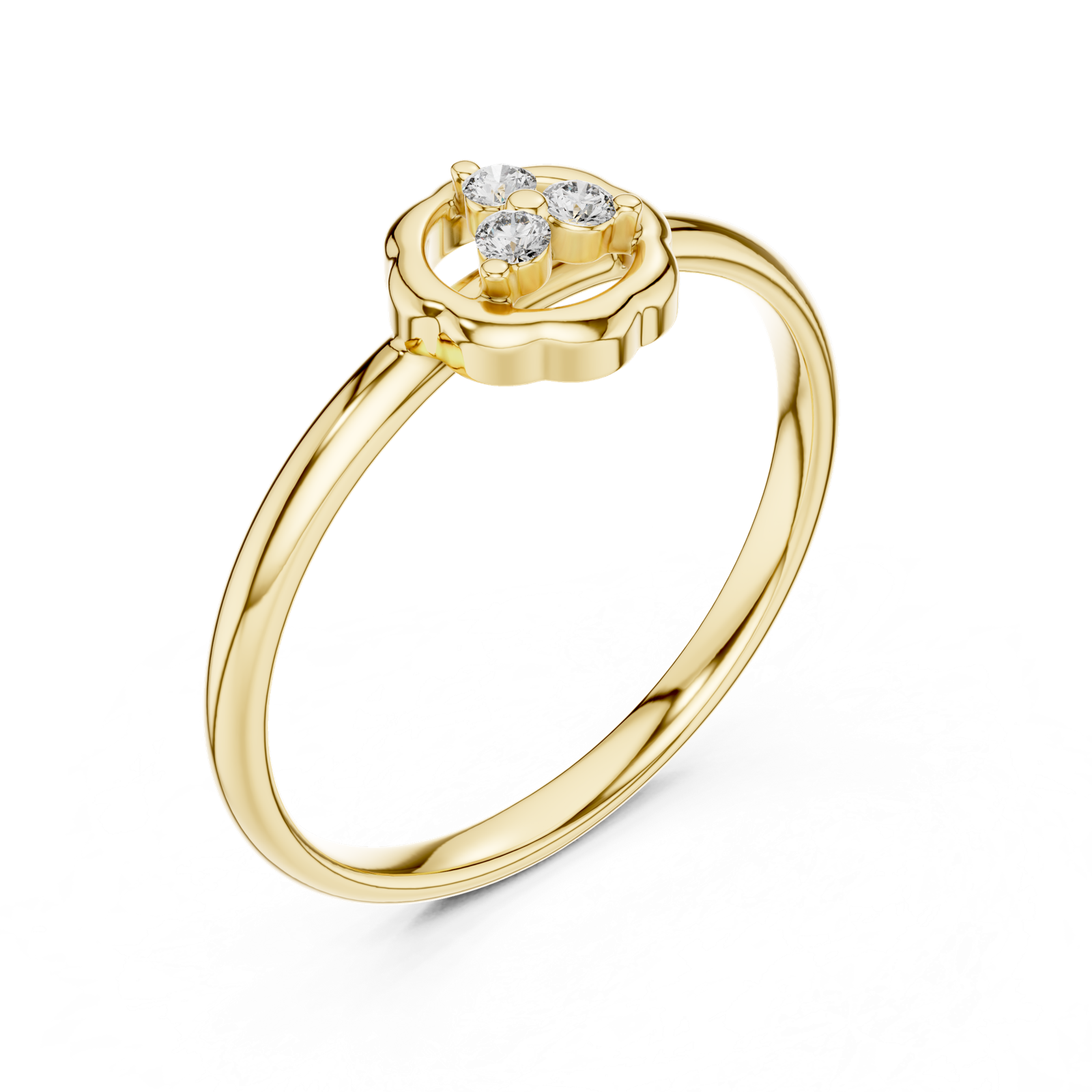 Gold Ring 1 (403), Yellow Gold, view 2