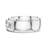 Gold Ring L03-1176, White Gold, view 3