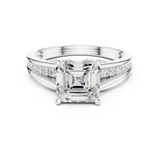 Gold Ring DDLR-992, White Gold, view 4