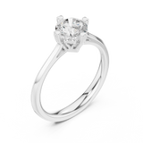 Gold Ring DDLR-546, White Gold, view 2