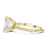 Gold Ring DDLR-967, Yellow Gold, view 3