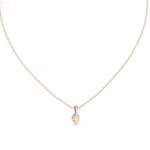 Gold Pendant GPD-0048, Rose Gold, view 4