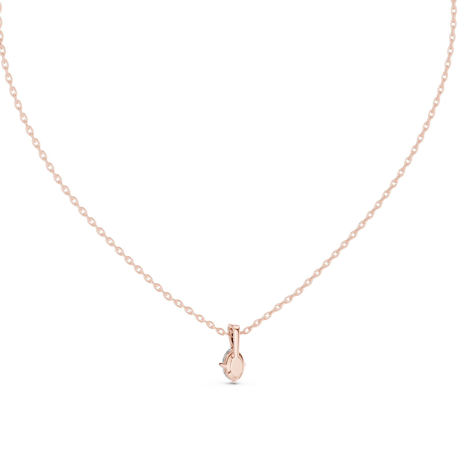 Gold Pendant GPD-0048, Rose Gold, view 4