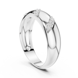 Gold Ring SBMR(13), White Gold