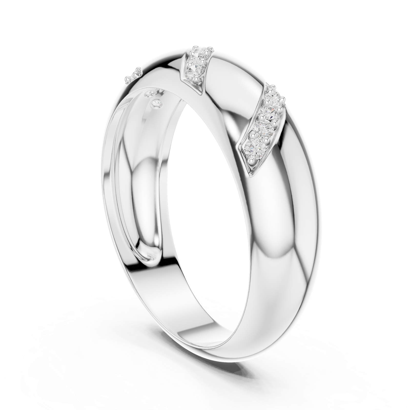 Gold Ring SBMR(13), White Gold