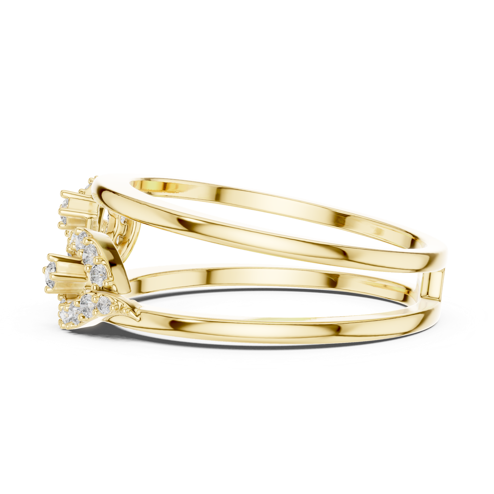 Gold Ring LR-01 (72), Yellow Gold, view 3