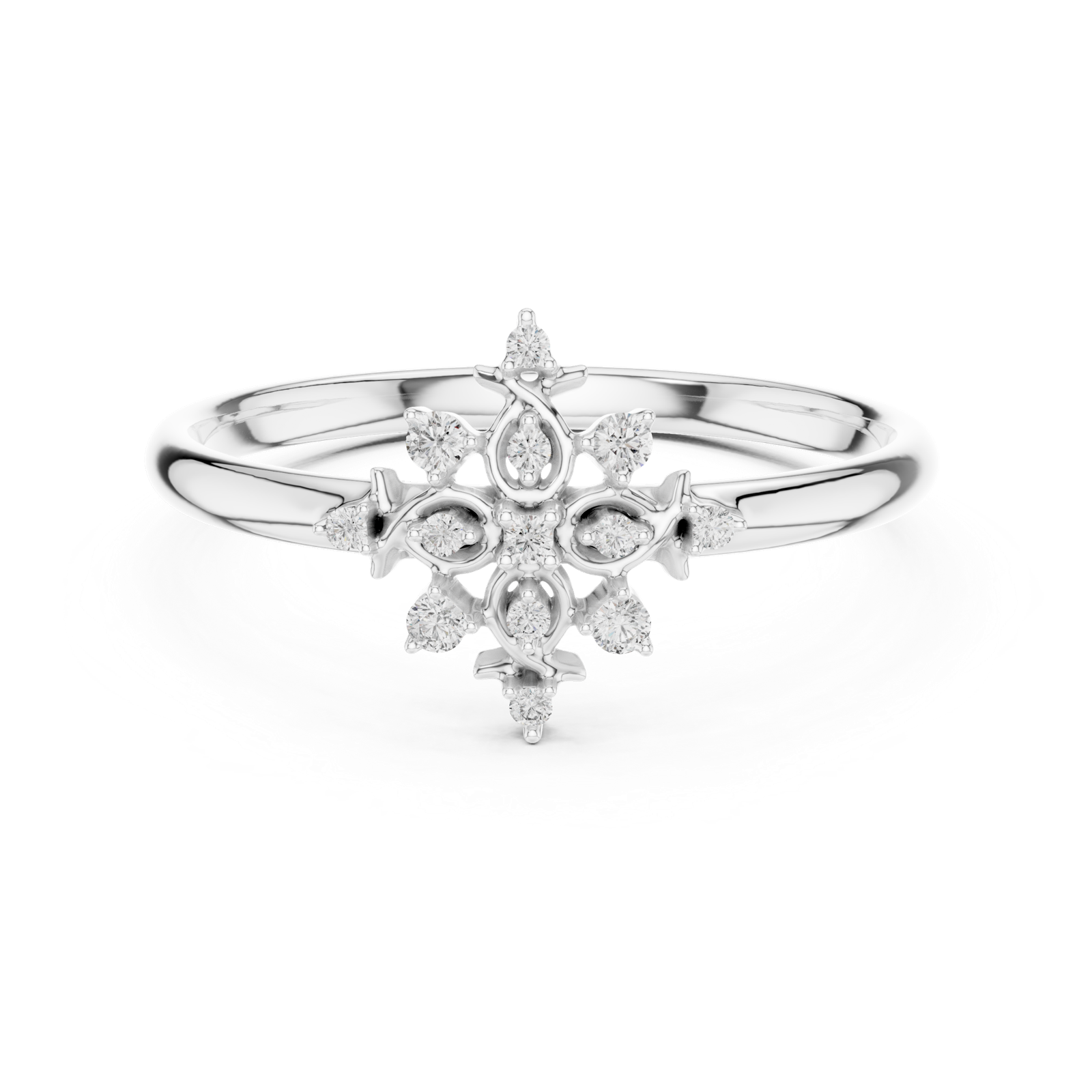 Gold Ring 1 (391), White Gold