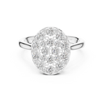 Gold Ring DDLR-783, White Gold, view 4