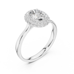Gold Ring 00001L (14), White Gold, view 2