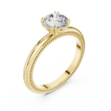 Gold Ring LR-0016, Yellow Gold, view 2