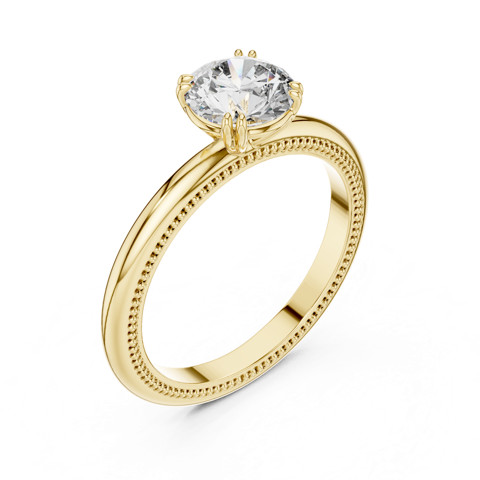 Gold Ring LR-0016, Yellow Gold, view 2