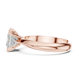 Gold Jewelry L36-8, Princess center stone, Rose Gold, view 3
