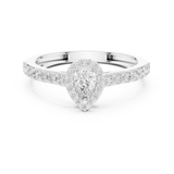 Gold Ring JLR-102, White Gold, view 4
