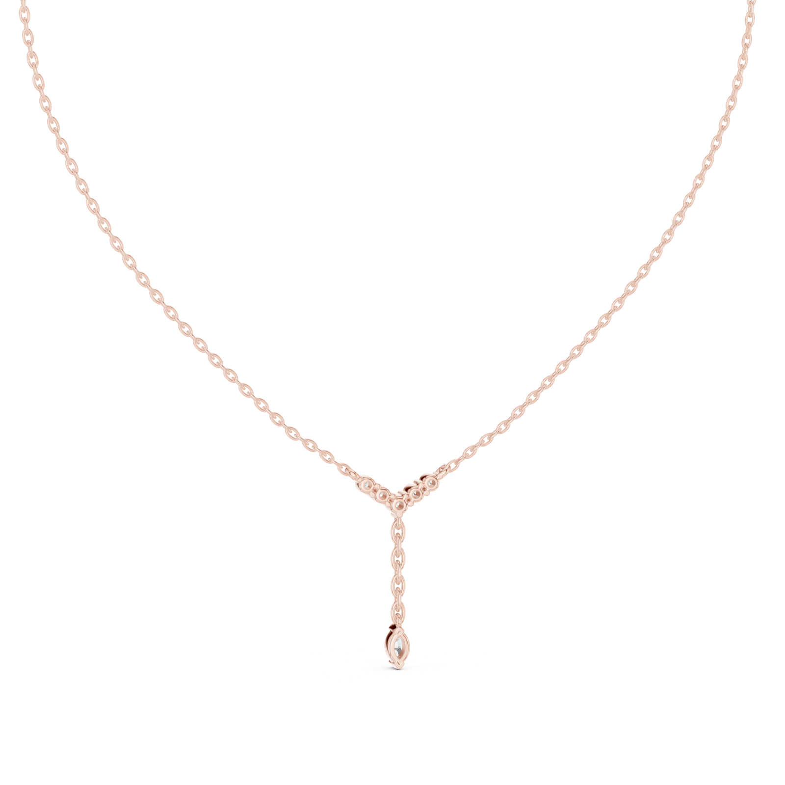Gold Pendant GPD-0032, Rose Gold, view 4