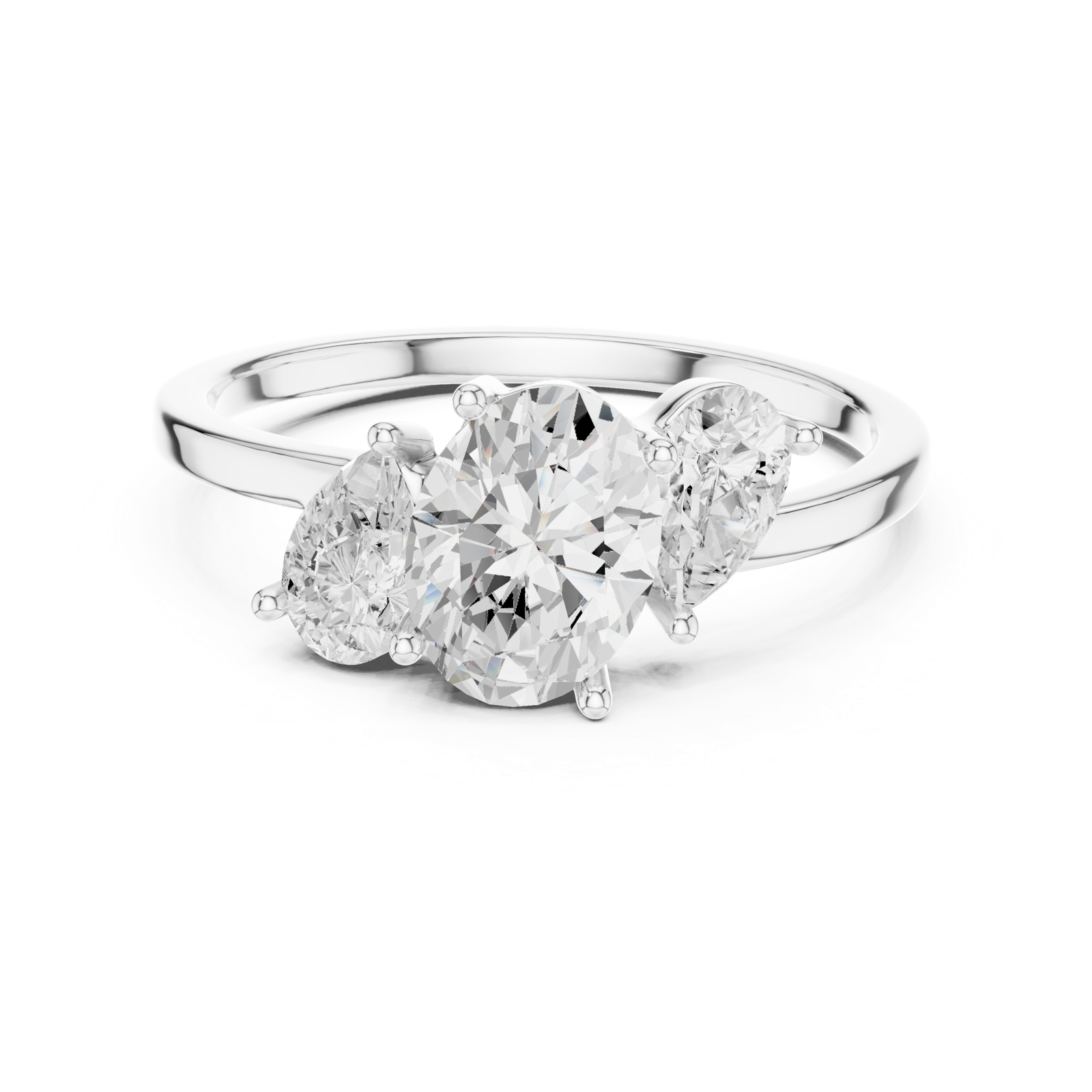 Gold Ring SBWR(10), White Gold, view 4