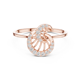 Gold Ring 1 (115), Rose Gold, view 4