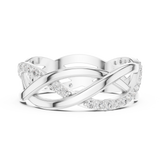 Gold Ring L22-R8, White Gold, view 3