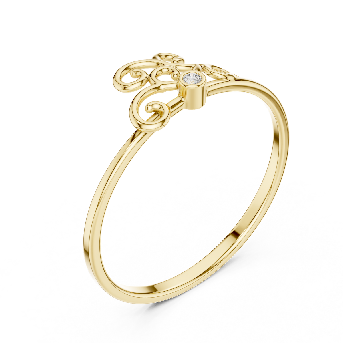 Gold Ring 1 (230), Yellow Gold