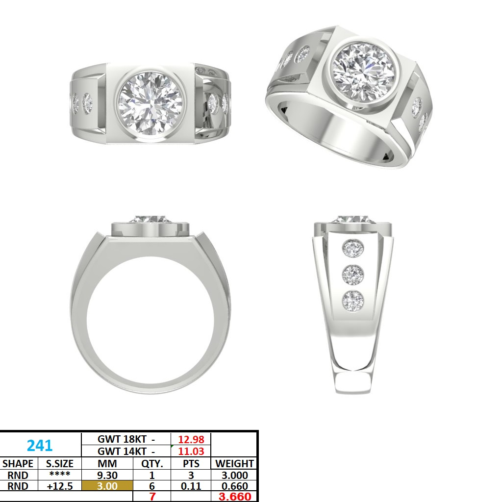 Gold Men's Ring GGR-0003, Yellow Gold, view 50