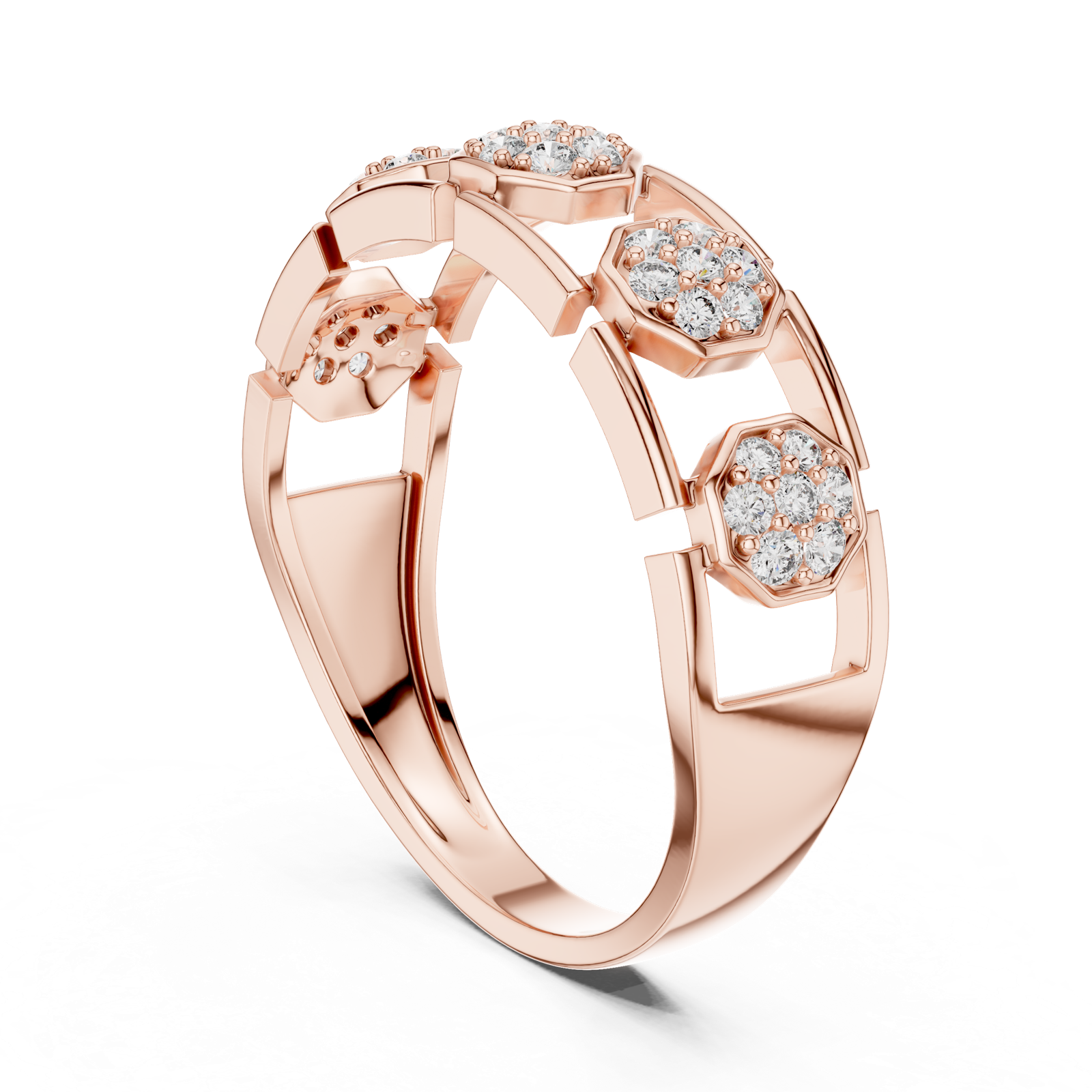 Gold Ring LR-01 (15), Rose Gold