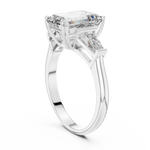 Gold Ring LR-0047, White Gold, view 1