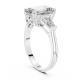 Gold Ring LR-0047, White Gold, view 1