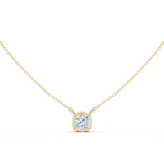 Gold Jewelry, Cushion center stone, Yellow Gold
