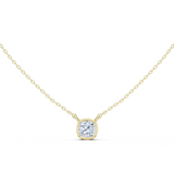 Gold Jewelry, Cushion center stone, Yellow Gold