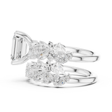 Gold Ring DDLR-443, White Gold, view 3