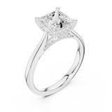 Gold Ring DDLR-988, White Gold, view 2