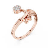 Gold Ring Ledis Ring, Rose Gold, view 2