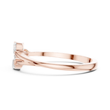 Gold Ring HLR-235, Rose Gold, view 3