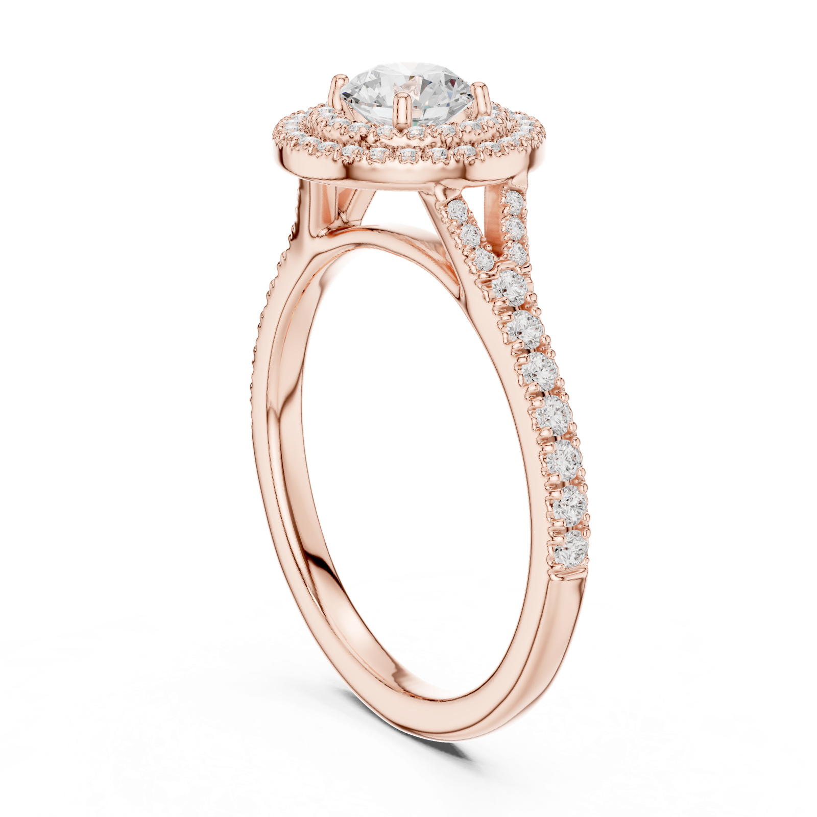 Gold Ring LR-0254, Rose Gold, view 1