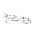 Gold Ring DDLR-830, White Gold, view 3