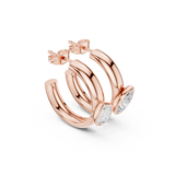 Gold Earrings SBER(34), Rose Gold, view 1