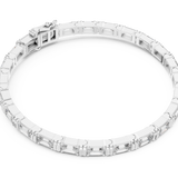 14K Solid Gold Lab Diamond Bracelet, White Gold, view 2