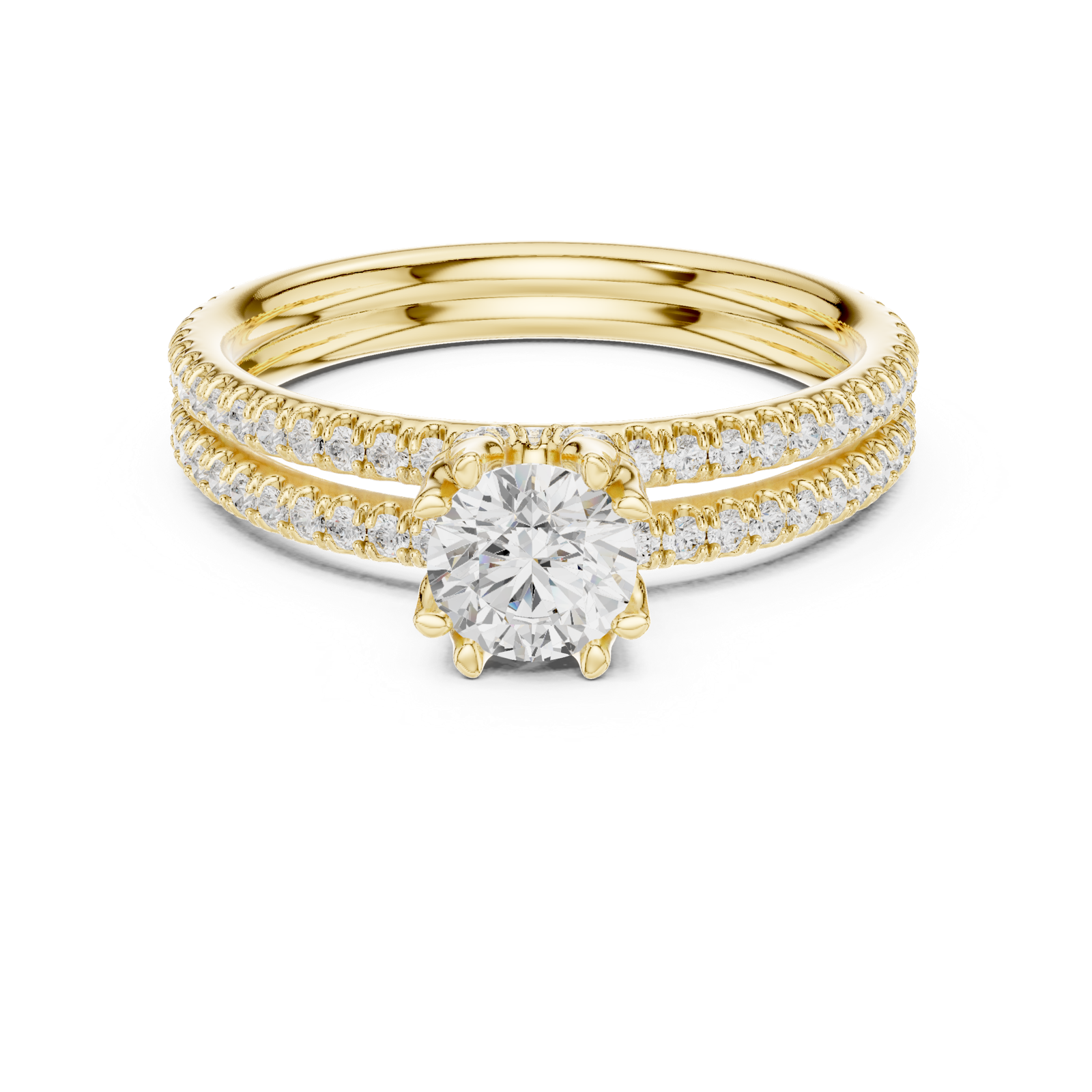 Gold Ring LR-0342, Yellow Gold, view 4