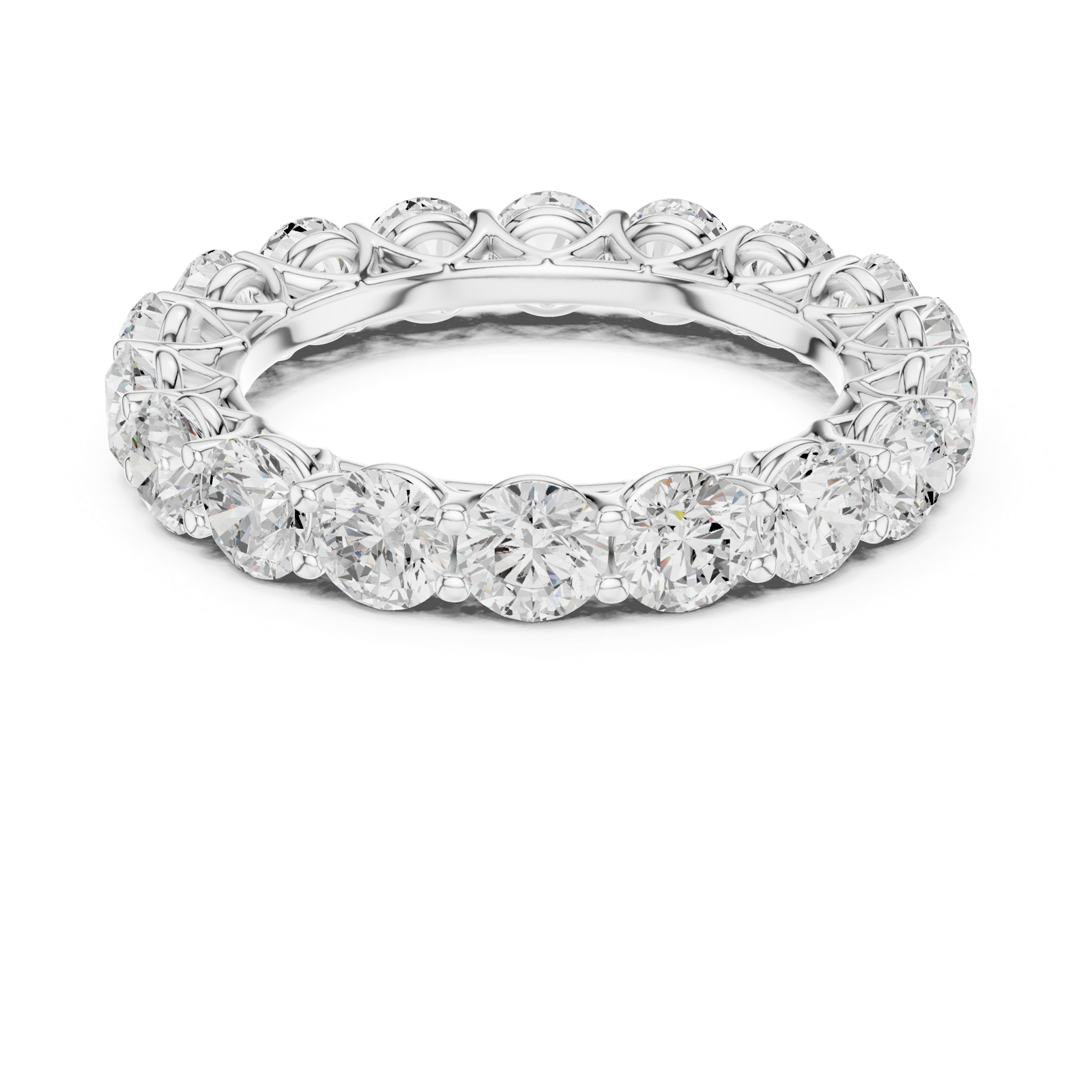 Gold Ring DDLR-675, White Gold, view 4