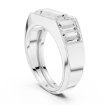 Gold Ring SBMR(37), White Gold, view 1