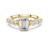 Gold Ring DDLR-1068, Yellow Gold, view 4