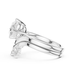 Gold Ring DDLR-444, White Gold, view 3