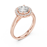 Gold Ring DDLR-632, Rose Gold, view 2
