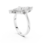 Gold Ring 00001L (2), White Gold, view 1
