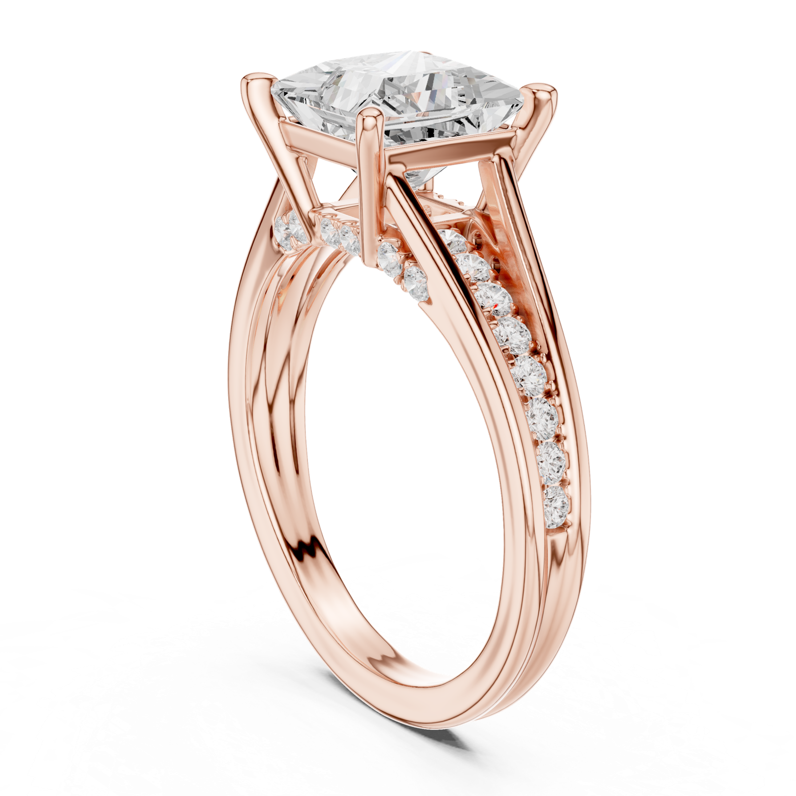 Gold Ring DDLR-997, Rose Gold