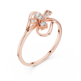 Gold Ring Ledis Ring, Rose Gold, view 2