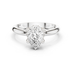 Gold Ring DDLR-1059, White Gold