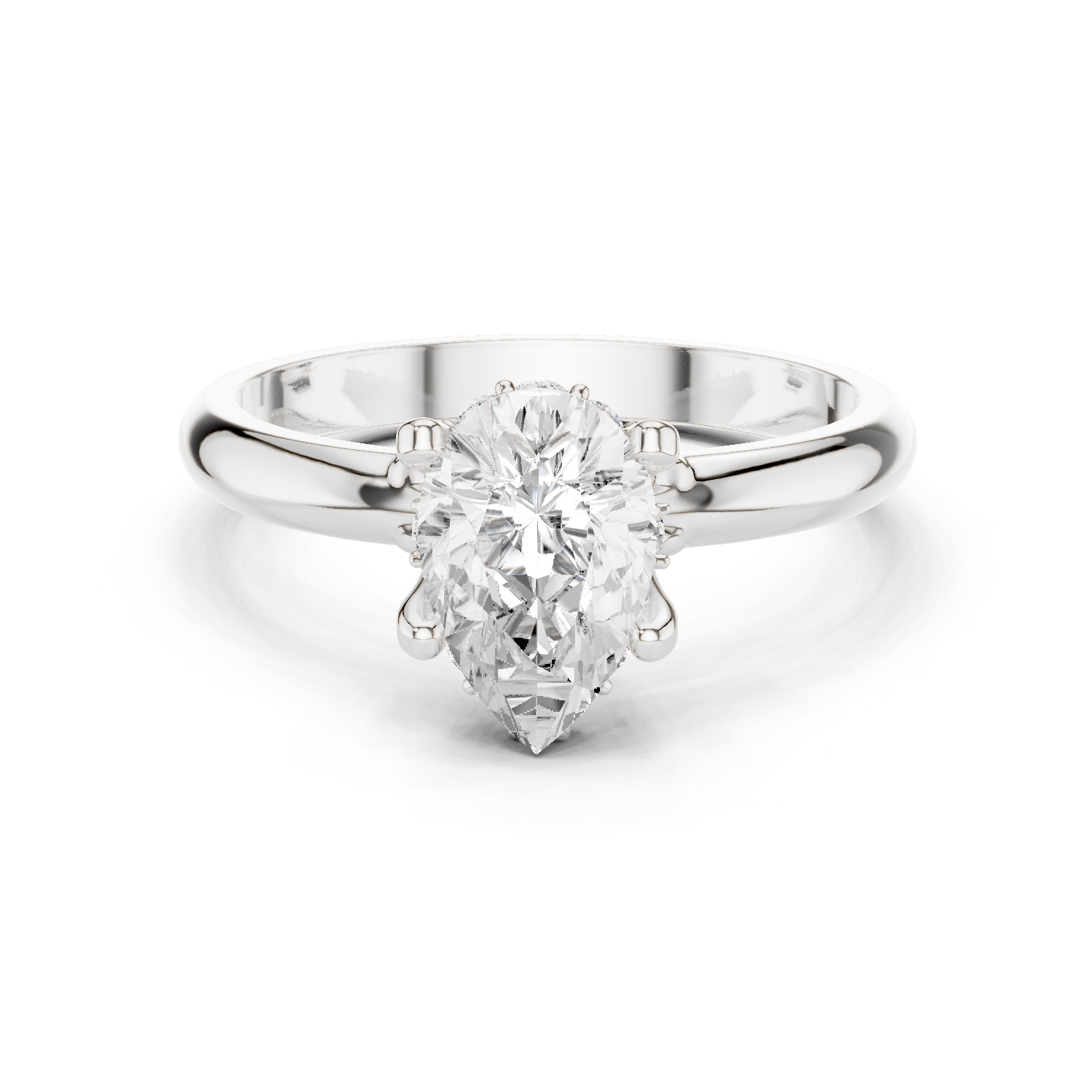 Gold Ring DDLR-1059, White Gold