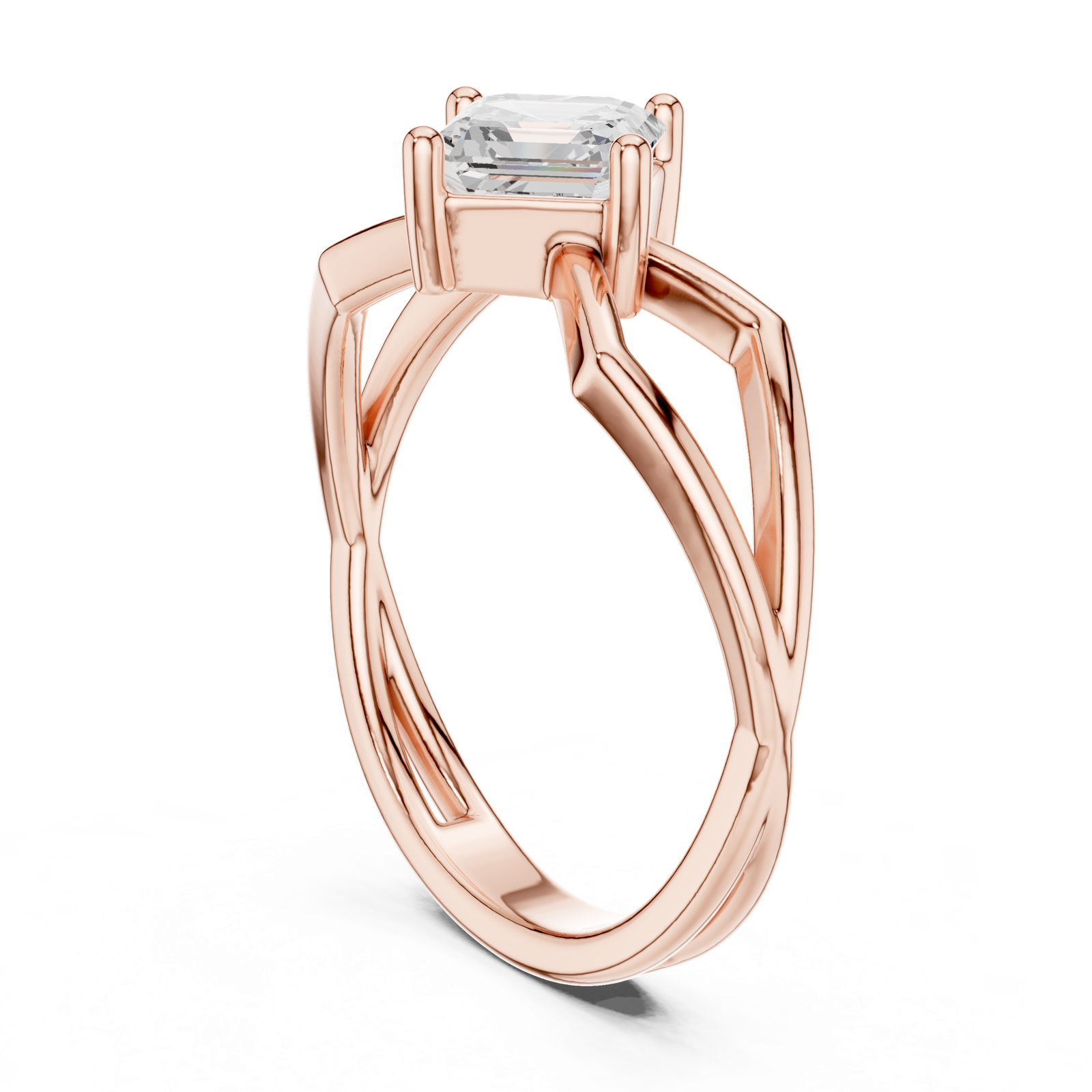 Gold Ring DDLR-522, Rose Gold